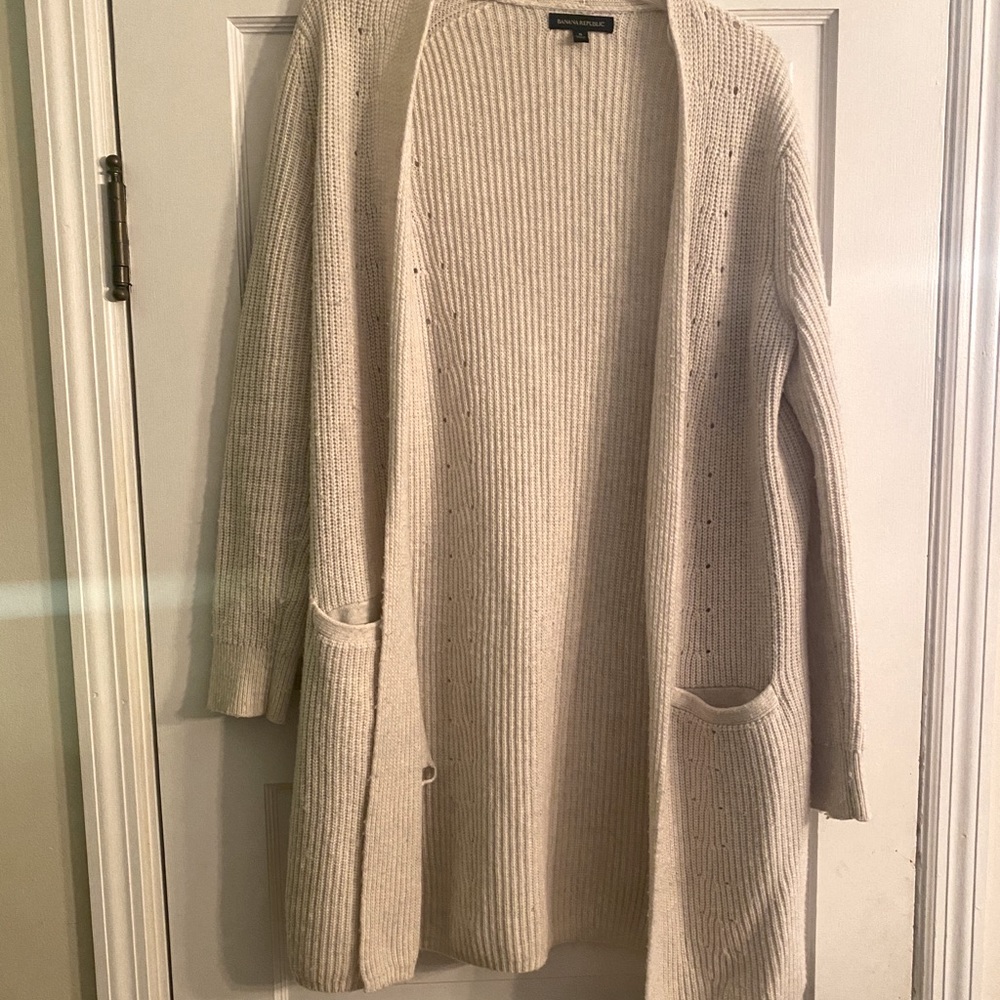Banana republic long sweater